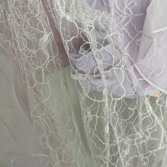 NWT Alice McCall Lilac Valerie Ruffle Lace Pants (Size 0) $350 - Picture 5 of 16